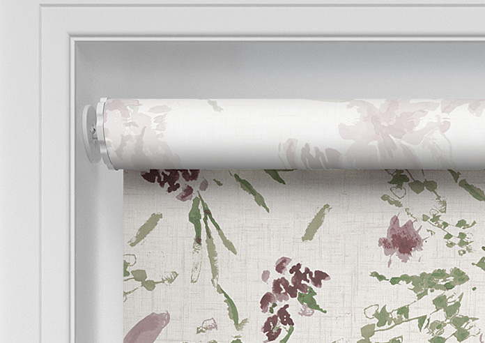 Watercolour Floral, Rosewood Pink - Twist&Fit Roller Blind - Image 10